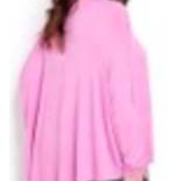 TURTLENECK, ASYMMETRICAL, ROSE BUD, SIZE 3X, VISCOSE/SPANDEX, LONG SLEEVES, PULL - Picture 2 of 2